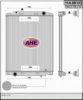 AHE 114.081/O Radiator, engine cooling